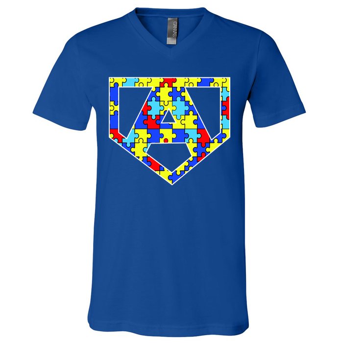 Super Autism Hero V-Neck T-Shirt