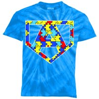 Super Autism Hero Kids Tie-Dye T-Shirt