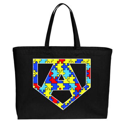 Super Autism Hero Cotton Canvas Jumbo Tote