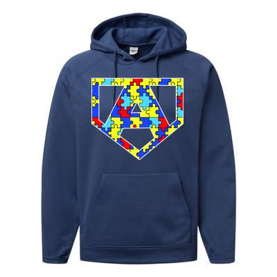 Super Autism Hero Performance Fleece Hoodie