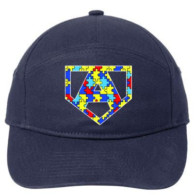 Super Autism Hero 7-Panel Snapback Hat