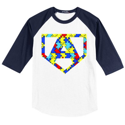 Super Autism Hero Baseball Sleeve Shirt