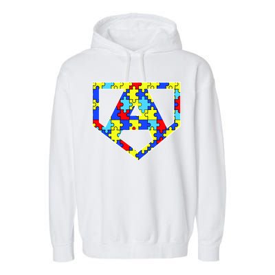 Super Autism Hero Garment-Dyed Fleece Hoodie