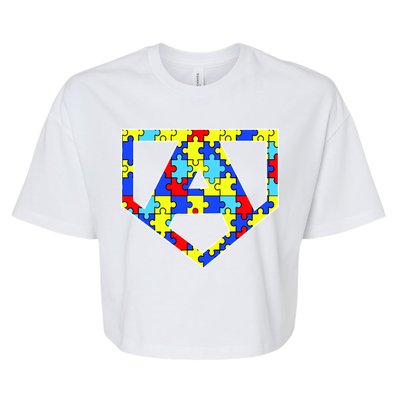 Super Autism Hero Bella+Canvas Jersey Crop Tee