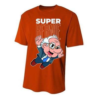 Super Bernie Sanders Performance Sprint T-Shirt