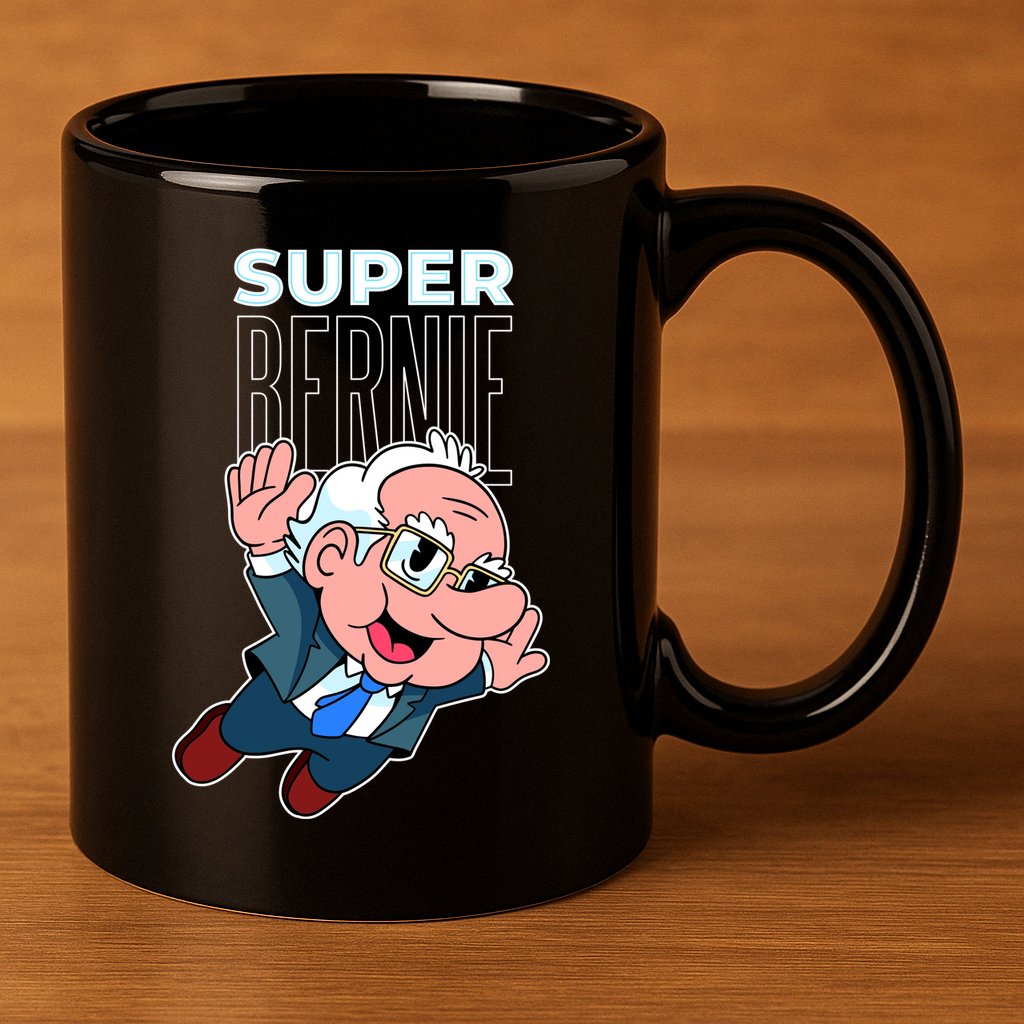 Super Bernie Sanders 11oz C Handle Ceramic Mug