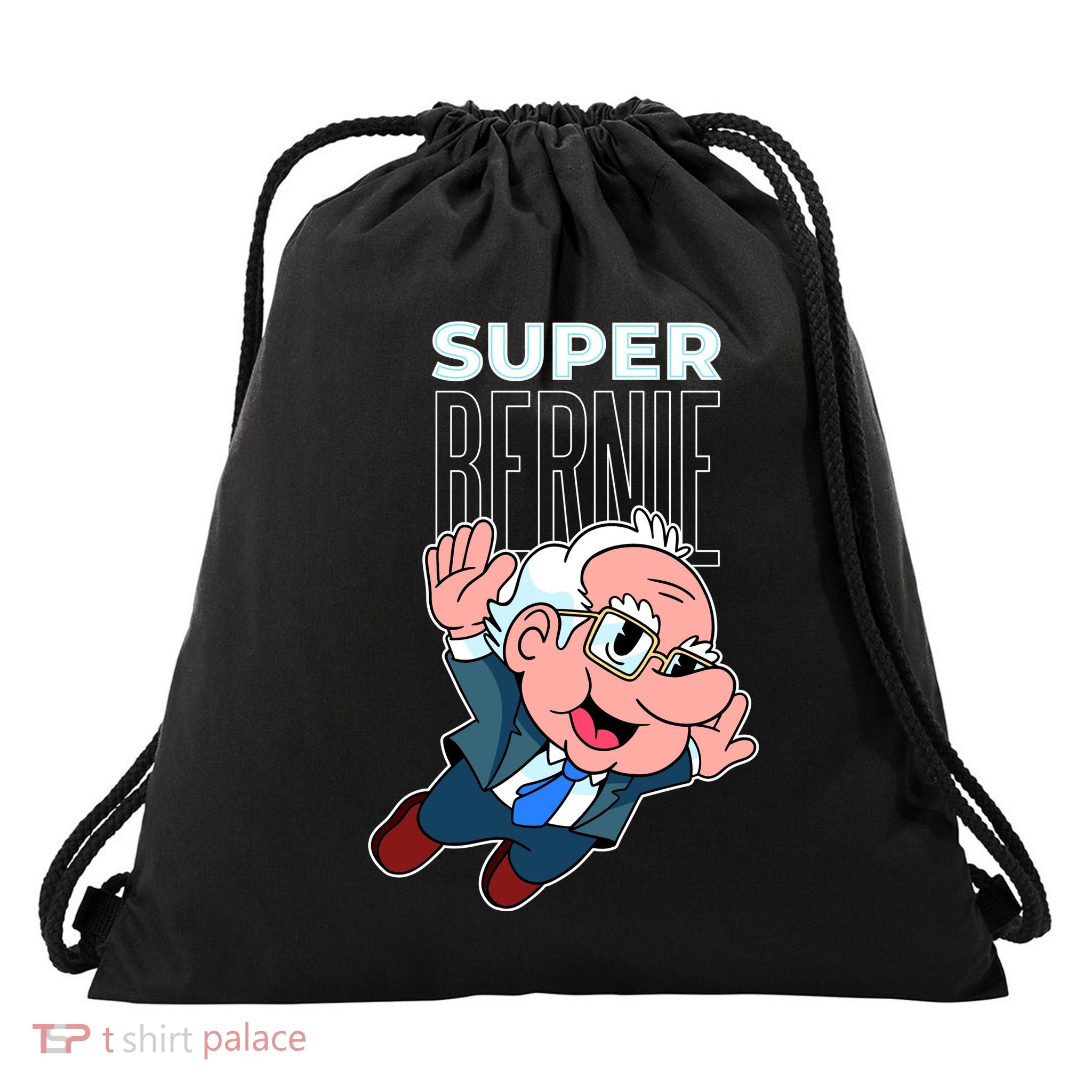 Super Bernie Sanders Drawstring Bag