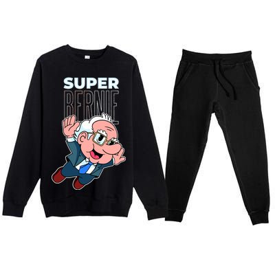 Super Bernie Sanders Premium Crewneck Sweatsuit Set