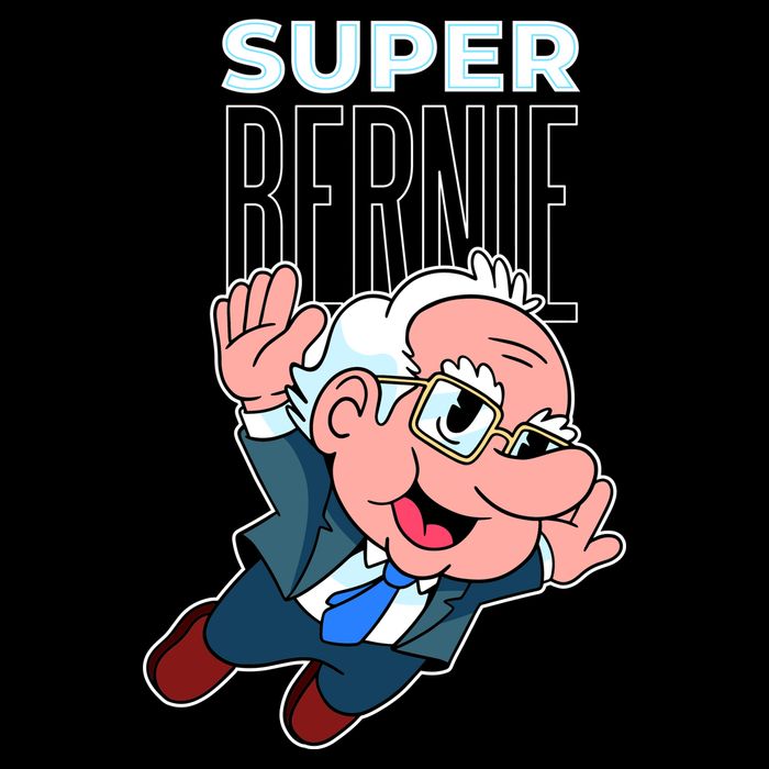 Super Bernie Sanders Baby Bodysuit