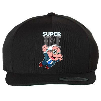 Super Bernie Sanders Wool Snapback Cap