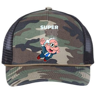 Super Bernie Sanders Retro Rope Trucker Hat Cap