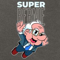 Super Bernie Sanders Cotton Canvas Backpack