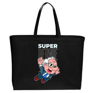 Super Bernie Sanders Cotton Canvas Jumbo Tote