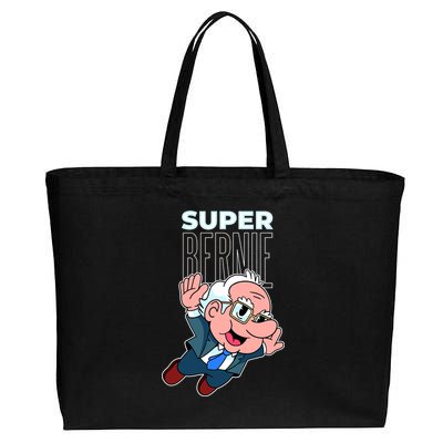 Super Bernie Sanders Cotton Canvas Jumbo Tote