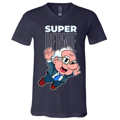 Super Bernie Sanders V-Neck T-Shirt