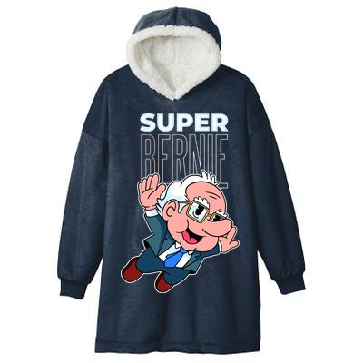 Super Bernie Sanders Hooded Wearable Blanket