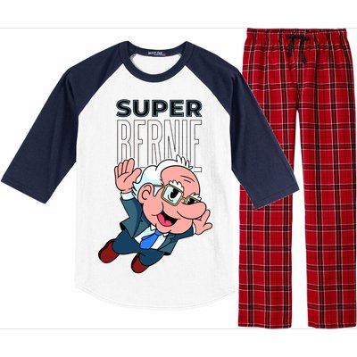 Super Bernie Sanders Raglan Sleeve Pajama Set