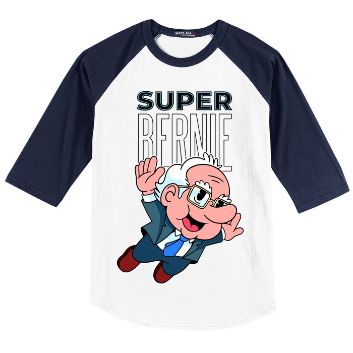 Super Bernie Sanders Baseball Sleeve Shirt