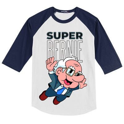 Super Bernie Sanders Kids Colorblock Raglan Jersey