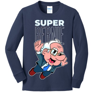 Super Bernie Sanders Kids Long Sleeve Shirt