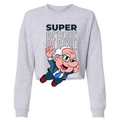 Super Bernie Sanders Cropped Pullover Crew