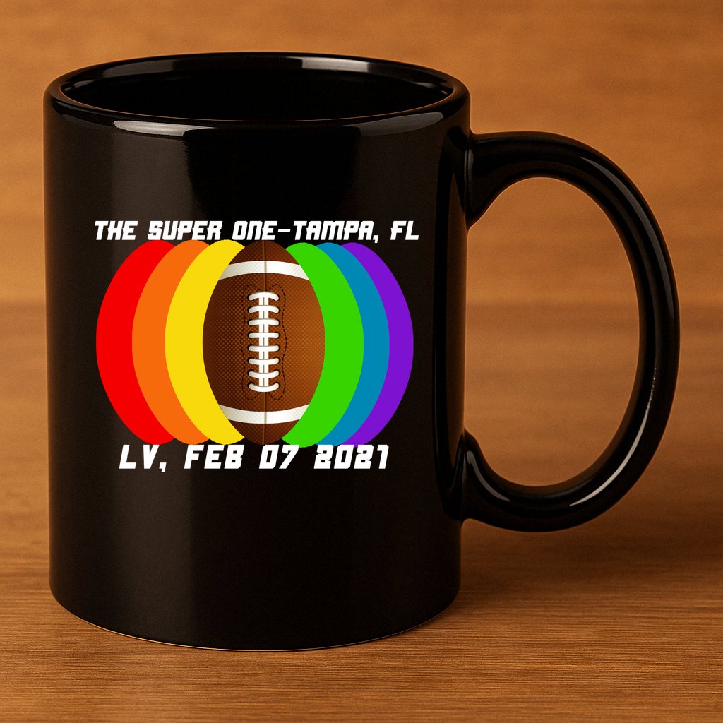 Super Big Game Kansas Football 11oz C Handle Ceramic Mug