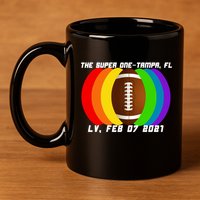 Super Big Game Kansas Football 11oz C Handle Ceramic Mug