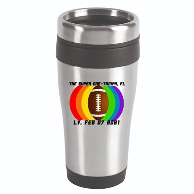 Super Big Game Kansas Football 16oz Travel Tumbler