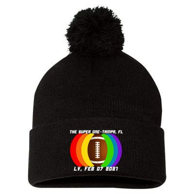 Super Big Game Kansas Football Pom Pom 12in Knit Beanie