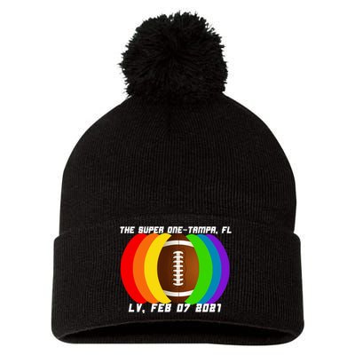 Super Big Game Kansas Football Pom Pom 12in Knit Beanie