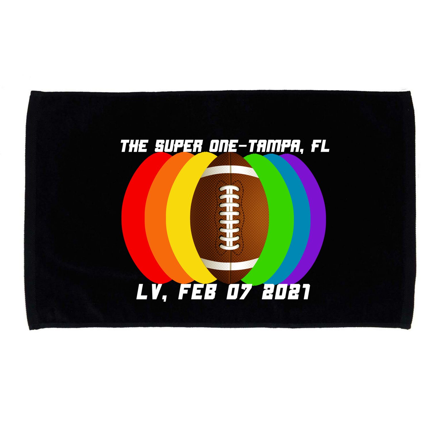 Super Big Game Kansas Football Microfiber Hand Towel