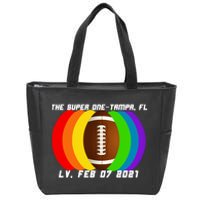 Super Big Game Kansas Football Zip Tote Bag