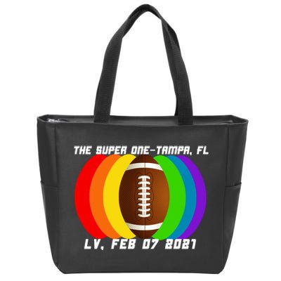 Super Big Game Kansas Football Zip Tote Bag