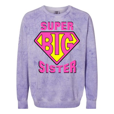 Super Big Sister Colorblast Crewneck Sweatshirt