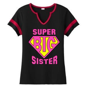 Super Big Sister Ladies Halftime Notch Neck Tee