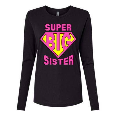 Super Big Sister Womens Cotton Relaxed Long Sleeve T-Shirt