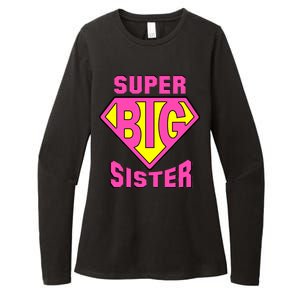 Super Big Sister Womens CVC Long Sleeve Shirt