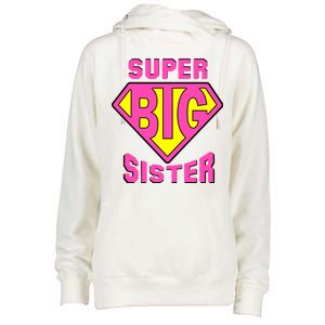 Super Big Sister Womens Funnel Neck Pullover Hood