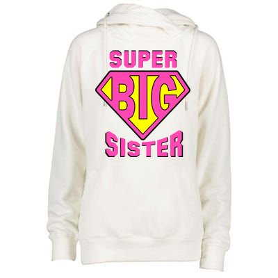 Super Big Sister Womens Funnel Neck Pullover Hood