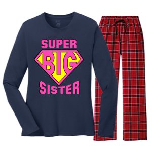 Super Big Sister Women's Long Sleeve Flannel Pajama Set 