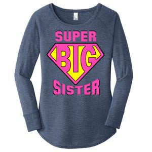 Super Big Sister Women's Perfect Tri Tunic Long Sleeve Shirt