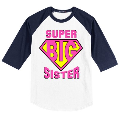 Super Big Sister Baseball Sleeve Shirt