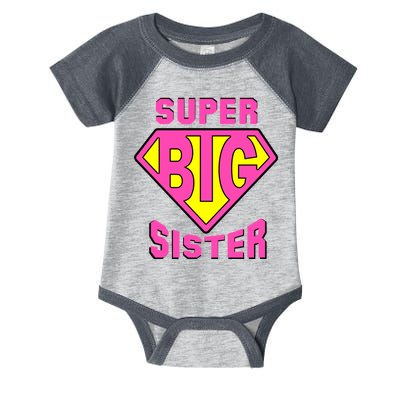 Super Big Sister Infant Baby Jersey Bodysuit