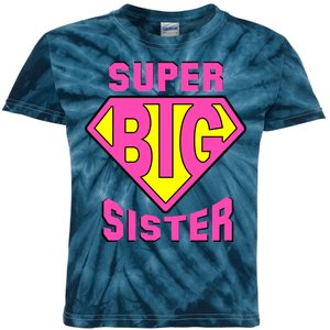 Super Big Sister Kids Tie-Dye T-Shirt