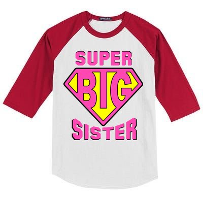 Super Big Sister Kids Colorblock Raglan Jersey