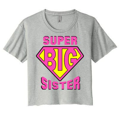 Super Big Sister Women's Crop Top Tee