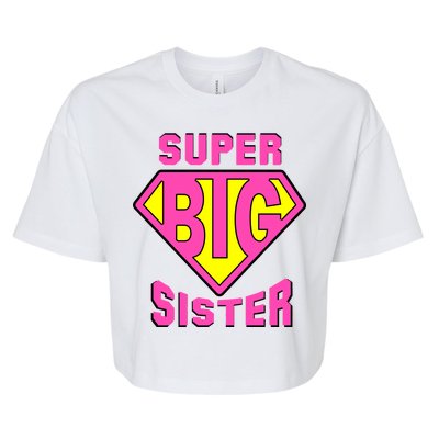 Super Big Sister Bella+Canvas Jersey Crop Tee