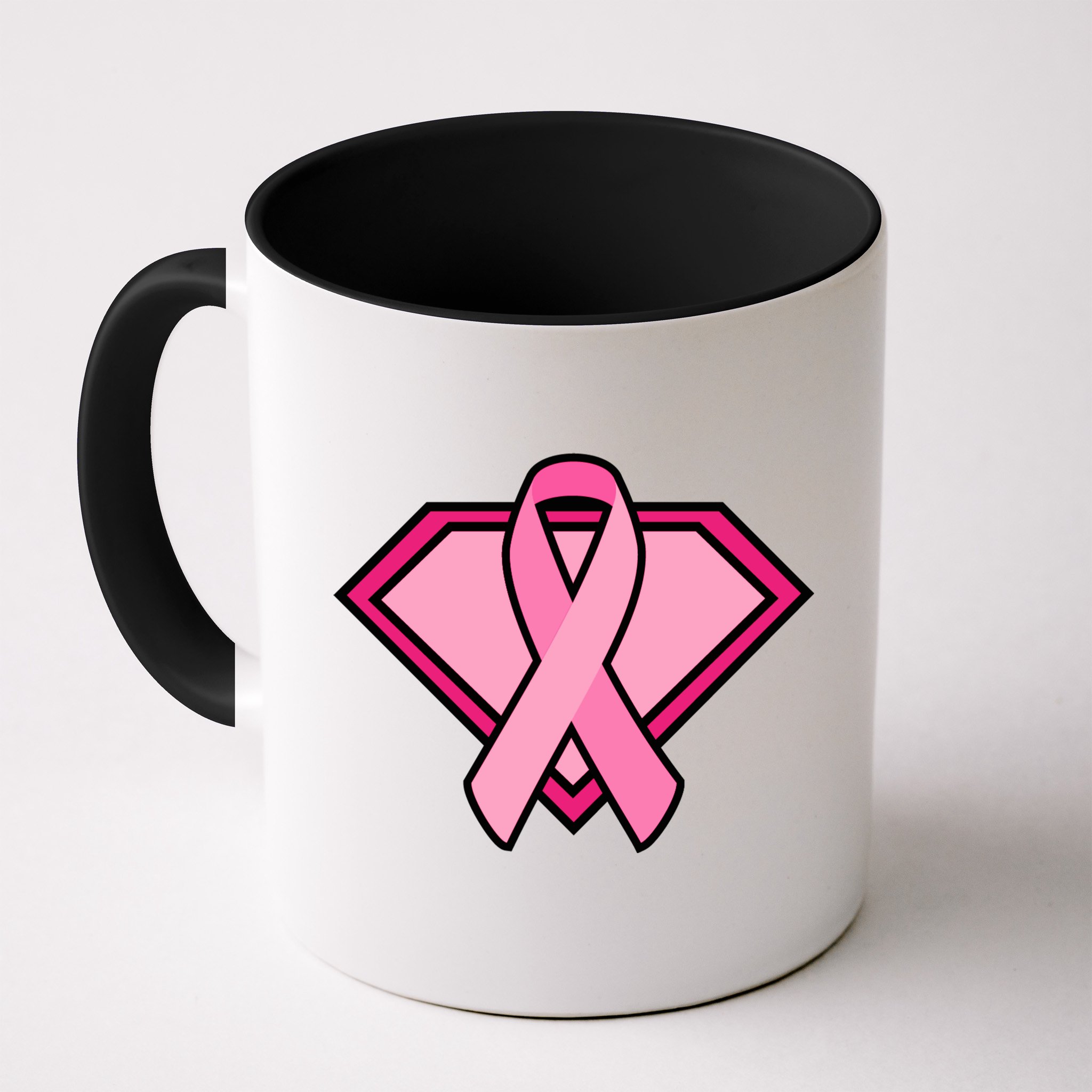 Super Breast Cancer Superhero Mug