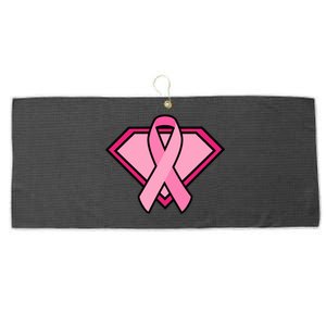 Super Breast Cancer Superhero Large Microfiber Waffle Golf Towel