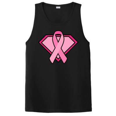 Super Breast Cancer Superhero PosiCharge Competitor Tank